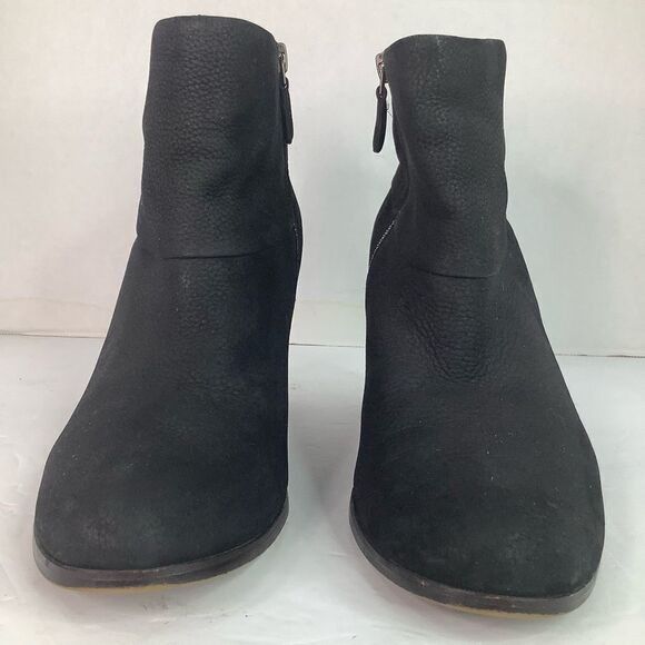 Cole Haan NikeAir Chelsea Black Leather Suede Women’s Ankle Boots Sz 8.5 - Picture 4 of 13